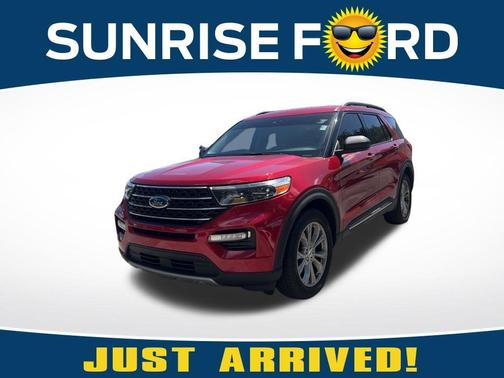 Red 2021 Ford Explorer XLT