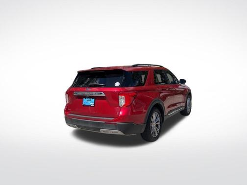 Red 2021 Ford Explorer XLT