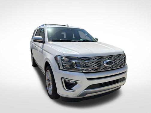 White Platinum Clearcoat Metallic 2019 Ford Expedition Platinum