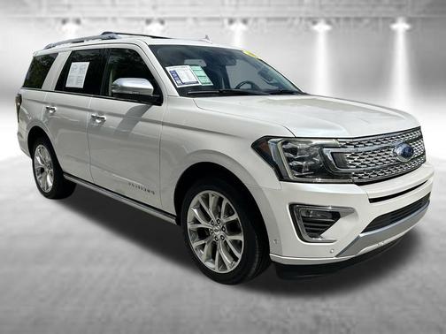 White Platinum Clearcoat Metallic 2019 Ford Expedition Platinum