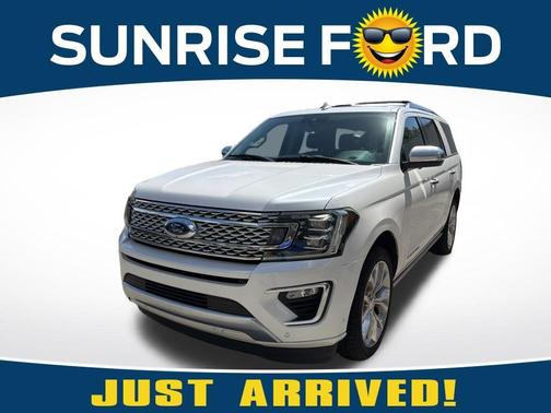 White Platinum Clearcoat Metallic 2019 Ford Expedition Platinum