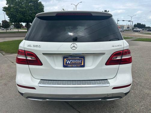 White 2015 Mercedes-Benz M-Class 4MATIC