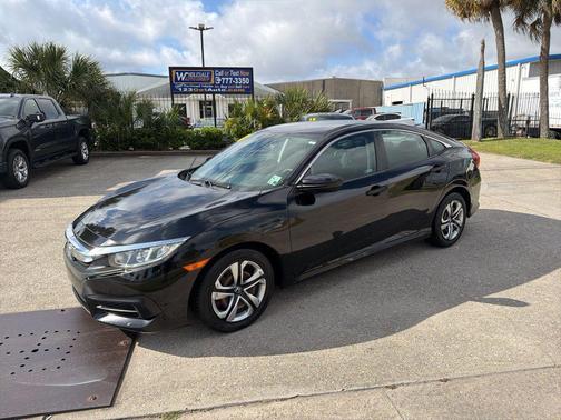 Crystal Black Pearl 2018 Honda Civic LX