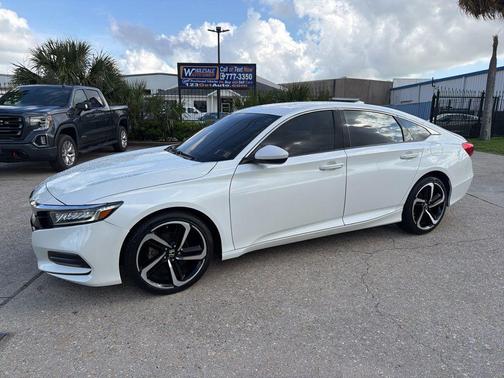 Platinum White Pearl 2020 Honda Accord LX 1.5T
