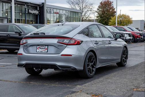 Solar Silver Metallic 2026 Honda Civic Sport
