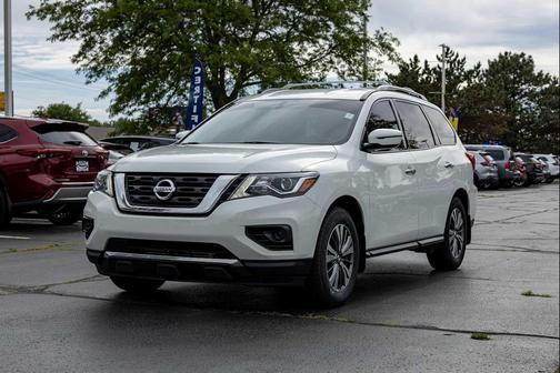 Glacier White 2019 Nissan Pathfinder S