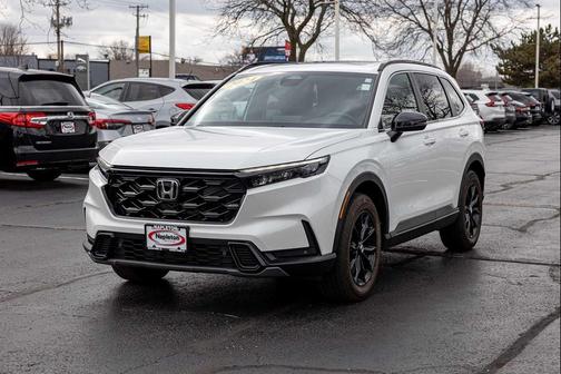 Platinum White Pearl 2024 Honda CR-V Hybrid Sport AWD