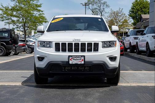 Bright White Clearcoat 2016 Jeep Grand Cherokee Laredo