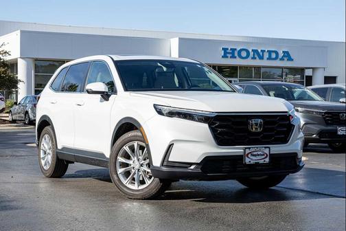 Platinum White Pearl 2025 Honda CR-V EX AWD