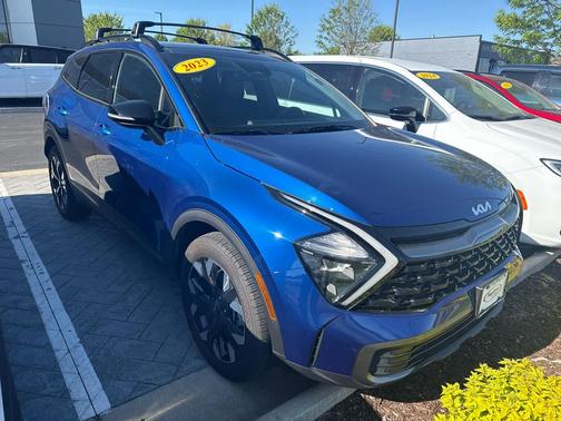 Sapphire Blue 2023 Kia Sportage X-Line