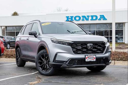 Lunar Silver Metallic 2024 Honda CR-V Hybrid Sport AWD