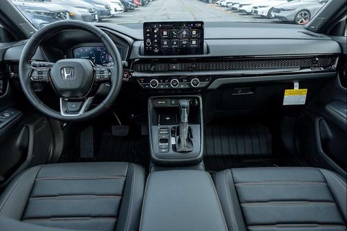 Platinum White Pearl 2026 Honda CR-V Hybrid Sport Touring AWD