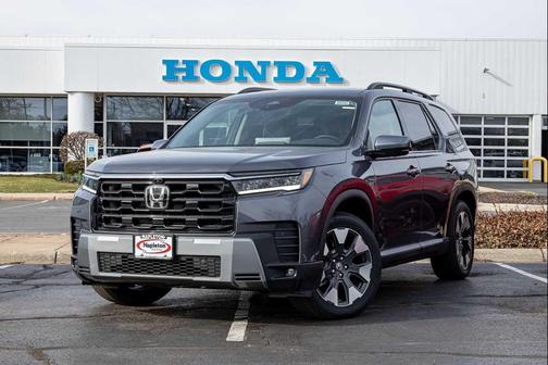 Modern Steel Metallic 2026 Honda Pilot Elite