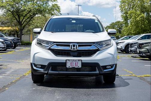 Platinum White Pearl 2019 Honda CR-V Touring