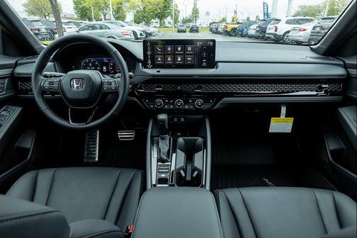 Solar Silver Metallic 2026 Honda Accord Hybrid Sport-L