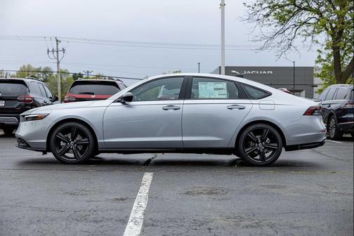 Solar Silver Metallic 2026 Honda Accord Hybrid Sport-L