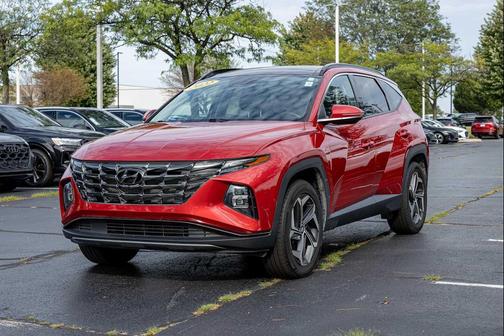 Calypso Red 2022 Hyundai TUCSON Limited