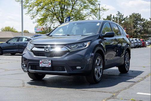 Obsidian Blue Pearl 2018 Honda CR-V EX