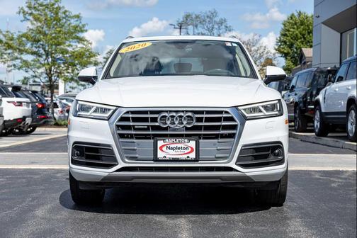 Glacier White Metallic 2020 Audi Q5 45 Prestige