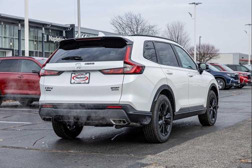 Platinum White Pearl 2026 Honda CR-V Hybrid Sport Touring AWD
