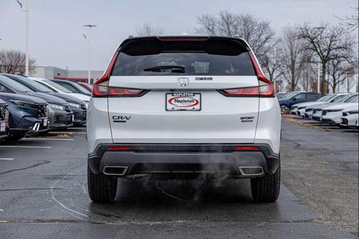 Platinum White Pearl 2026 Honda CR-V Hybrid Sport Touring AWD