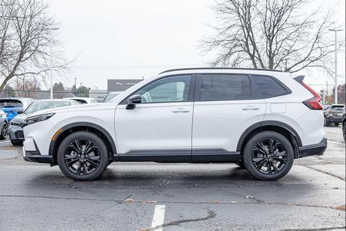 Platinum White Pearl 2026 Honda CR-V Hybrid Sport Touring AWD
