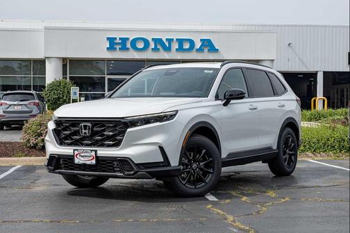 Platinum White Pearl 2026 Honda CR-V Hybrid Sport-L AWD