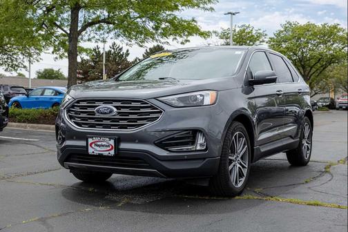 Carbonized Gray Metallic 2022 Ford Edge Titanium