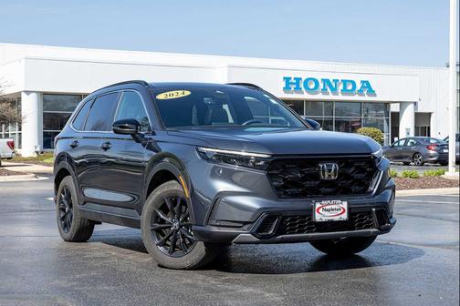 Meteorite Gray Metallic 2024 Honda CR-V Hybrid Sport AWD