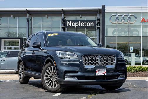Flight Blue Metallic Clearcoat 2023 Lincoln Aviator Reserve