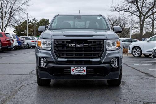 Satin Steel Metallic 2022 GMC Canyon Elevation