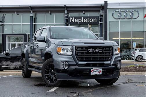 Satin Steel Metallic 2022 GMC Canyon Elevation