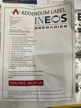 Donny Gray Metallic 2024 INEOS Grenadier Fieldmaster