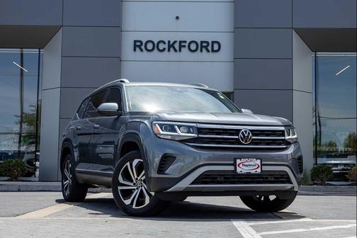 Platinum Gray Metallic 2023 Volkswagen Atlas 3.6L SEL