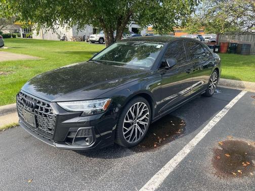 Mythos Black Metallic 2023 Audi A8 L 55 TFSI quattro Tiptronic