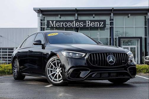 Obsidian Black Metallic 2025 Mercedes-Benz AMG S 63 E 4MATIC