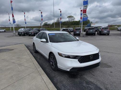 Platinum White Pearl 2024 Honda Accord Hybrid EX-L