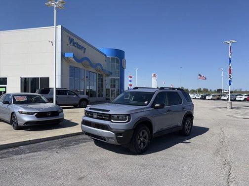 Gray 2026 Honda Passport AWD RTL Towing