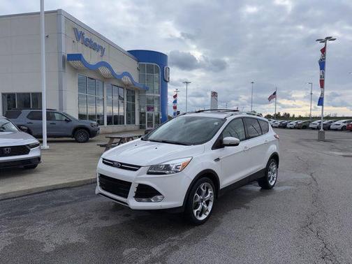 White Platinum Clearcoat Metallic 2016 Ford Escape Titanium