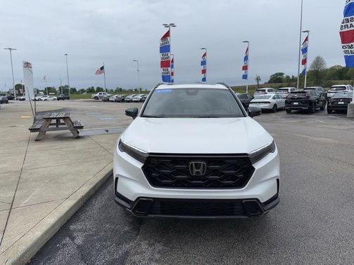 Platinum White Pearl 2025 Honda CR-V Hybrid Sport AWD