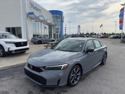 Gray 2026 Honda Civic Hybrid Sport Touring