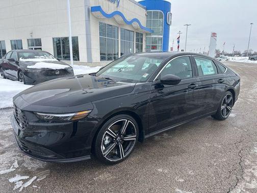 Crystal Black Pearl 2025 Honda Accord Hybrid Sport