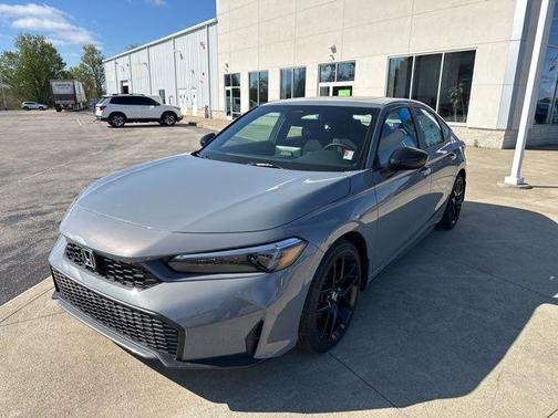 Gray 2025 Honda Civic Hybrid Sport