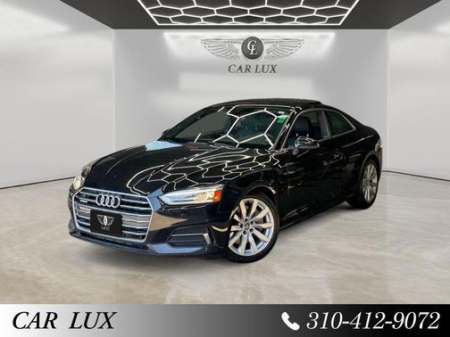 Brilliant Black 2018 Audi A5 2.0T Premium