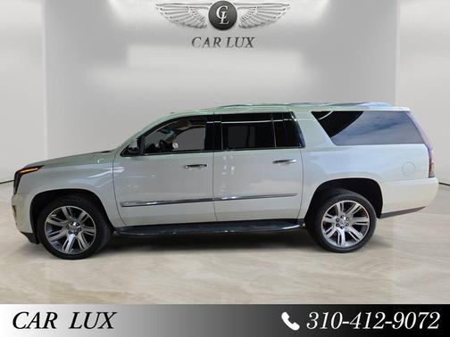 White Diamond Tricoat 2015 Cadillac Escalade ESV Luxury