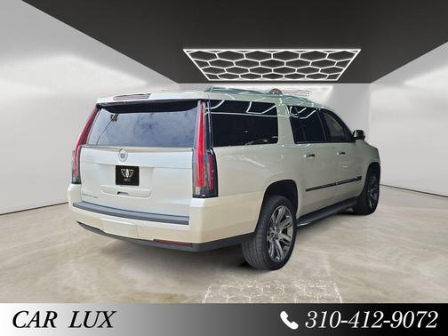 White Diamond Tricoat 2015 Cadillac Escalade ESV Luxury