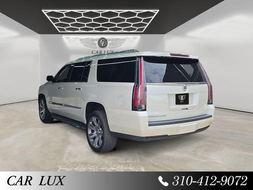 White Diamond Tricoat 2015 Cadillac Escalade ESV Luxury