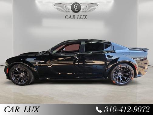 Pitch Black Clearcoat 2022 Dodge Charger SRT Hellcat