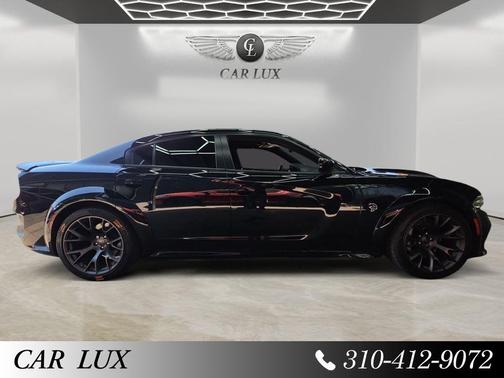 Pitch Black Clearcoat 2022 Dodge Charger SRT Hellcat
