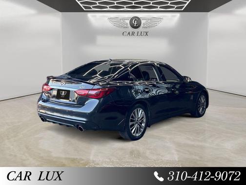 Midnight Black 2022 INFINITI Q50 3.0t LUXE
